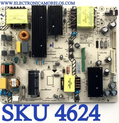 FUENTE DE PODER ORIGINAL PARA TV SHARP / ONN / NUMERO DE PARTE 9012-112A47-16005061-S / 9012-112A47-16005061 / 465R1013 / LYP04390D0 / NE5000A / 82NE0071C-B / 471R1P89 / MODELO 4T-C55DL7UR / 100012586 55"